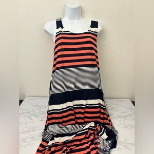J For Justify Striped Sundress XL Lightweight And Breezy Sleeveless Pullover​
